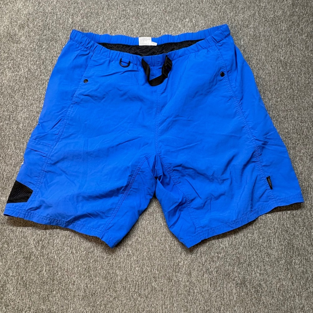 NRS Northwest River Supplies Mens XL Blue Nylon Board Shorts Water‎ Kayak Raft